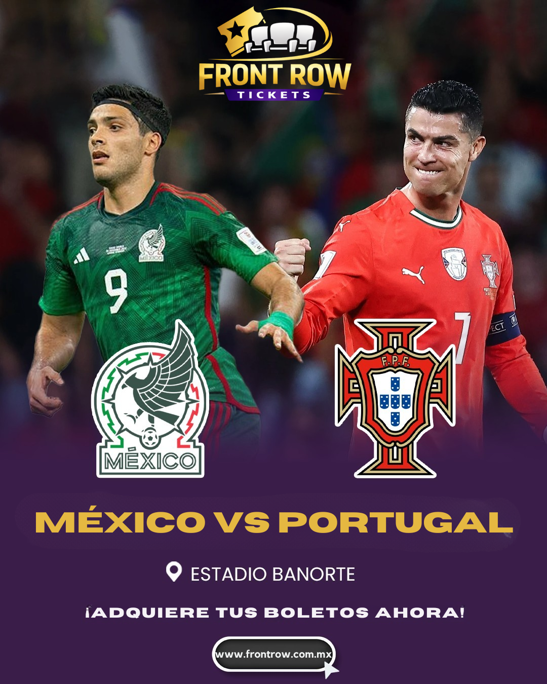 México vs Portugal (Estadio Banorte)